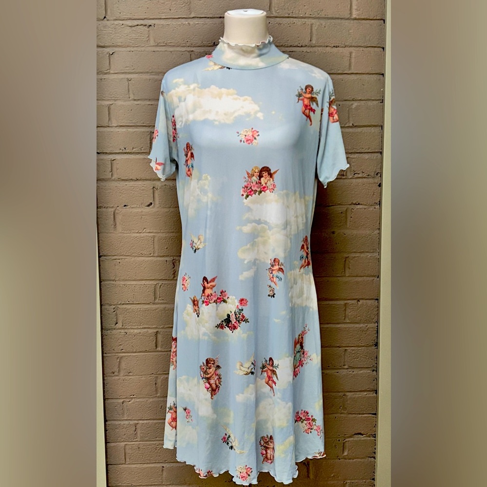 Sugar Thrillz / Dolls Kill Cherub light blue dress 2X